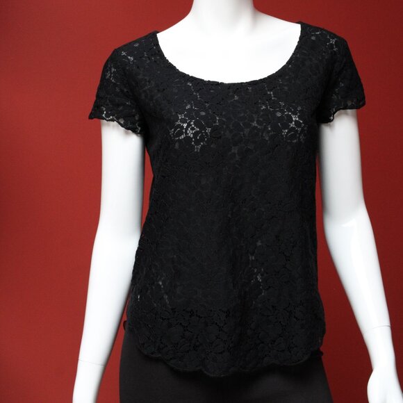 Talula Black Lace Blouse - Picture 1 of 13